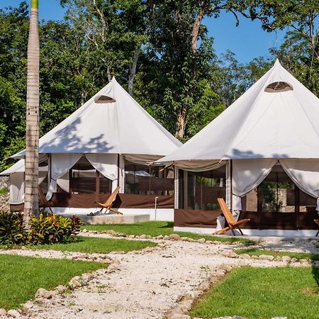 Hotel Xakluum Eco Glampings Puerto Morelos Zewnętrze zdjęcie