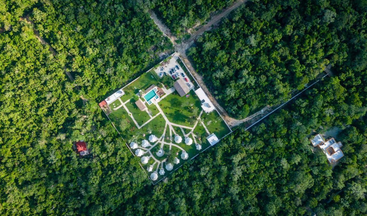 Hotel Xakluum Eco Glampings Puerto Morelos Zewnętrze zdjęcie