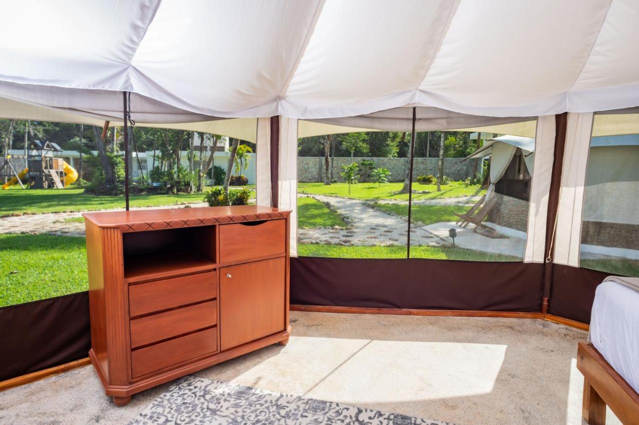 Hotel Xakluum Eco Glampings Puerto Morelos Zewnętrze zdjęcie