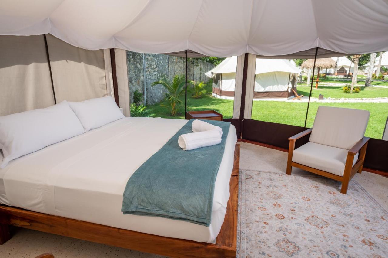 Hotel Xakluum Eco Glampings Puerto Morelos Zewnętrze zdjęcie
