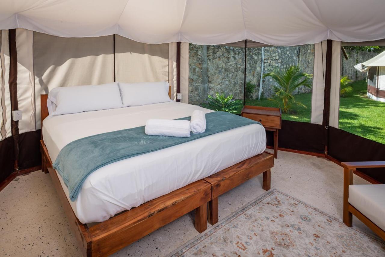 Hotel Xakluum Eco Glampings Puerto Morelos Zewnętrze zdjęcie