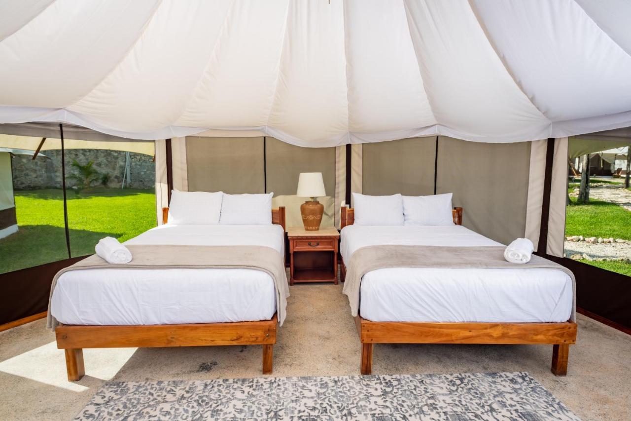 Hotel Xakluum Eco Glampings Puerto Morelos Zewnętrze zdjęcie