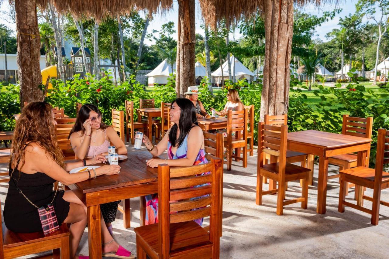 Hotel Xakluum Eco Glampings Puerto Morelos Zewnętrze zdjęcie