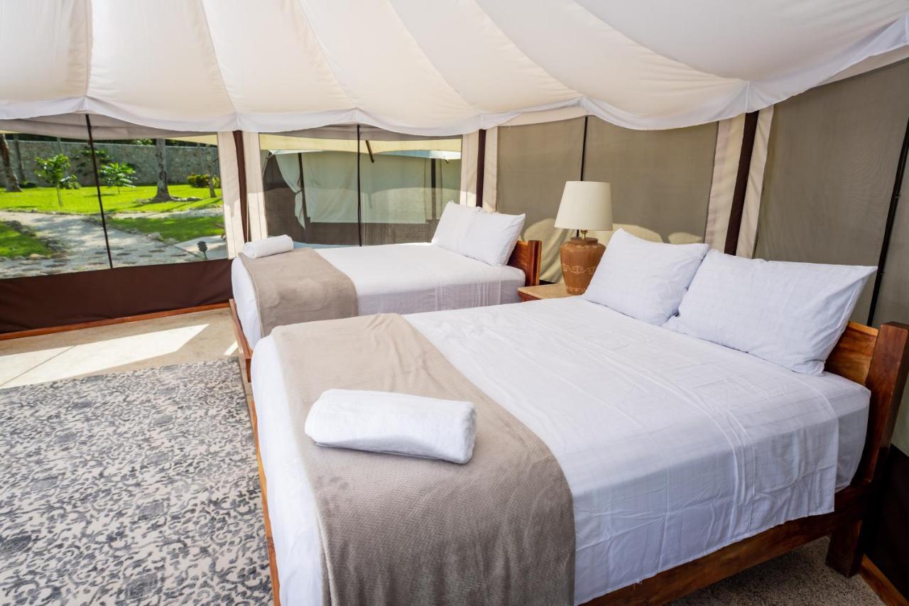 Hotel Xakluum Eco Glampings Puerto Morelos Zewnętrze zdjęcie