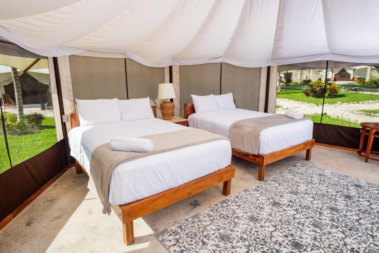 Hotel Xakluum Eco Glampings Puerto Morelos Zewnętrze zdjęcie