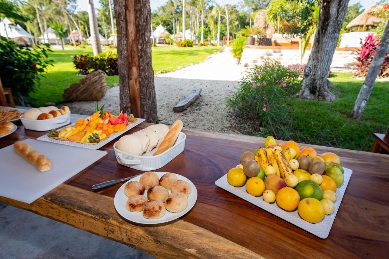 Hotel Xakluum Eco Glampings Puerto Morelos Zewnętrze zdjęcie
