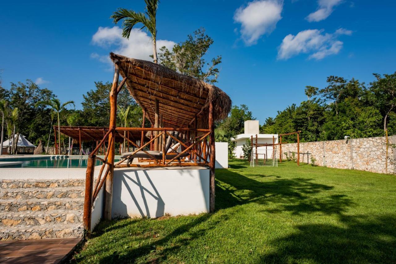 Hotel Xakluum Eco Glampings Puerto Morelos Zewnętrze zdjęcie