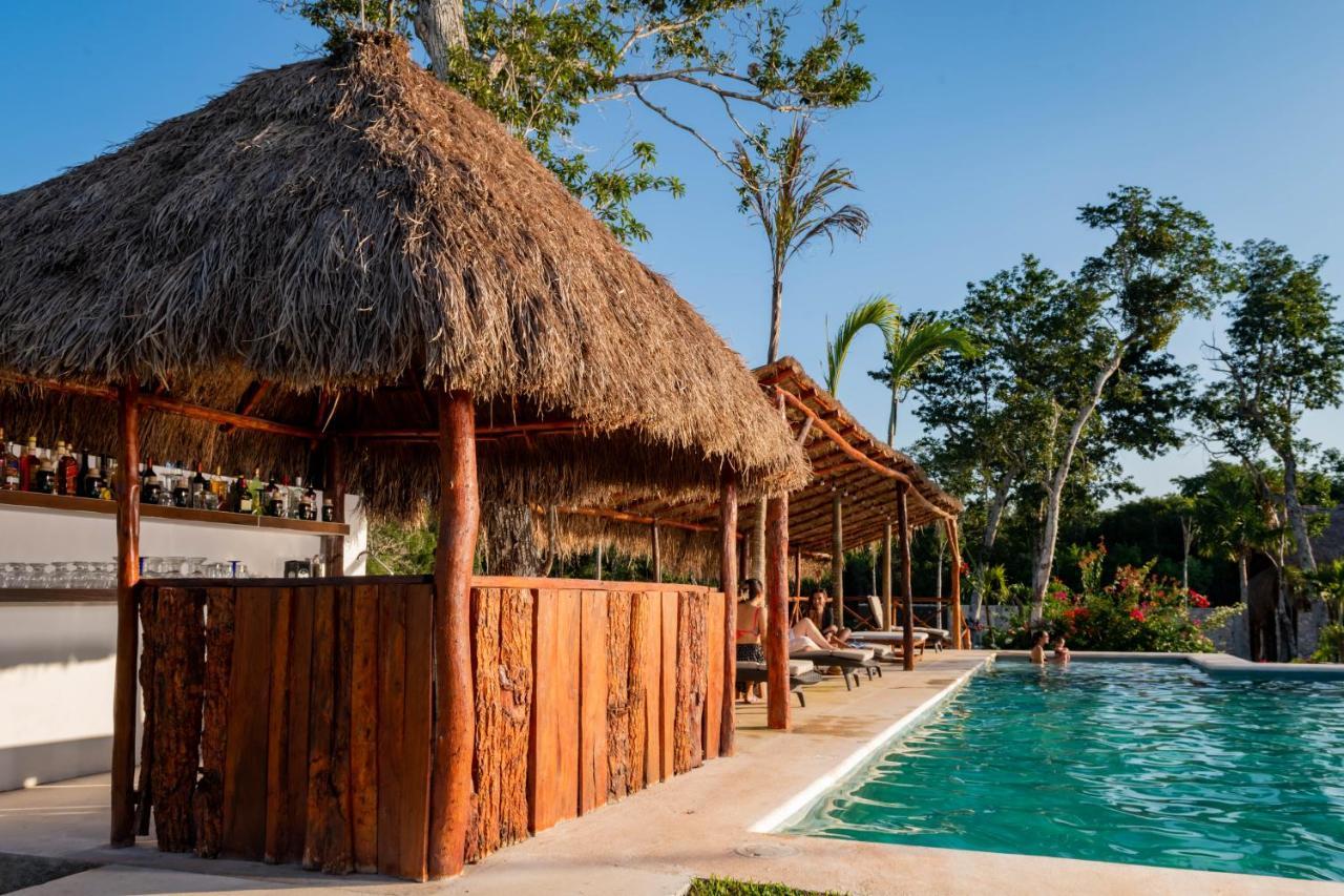Hotel Xakluum Eco Glampings Puerto Morelos Zewnętrze zdjęcie