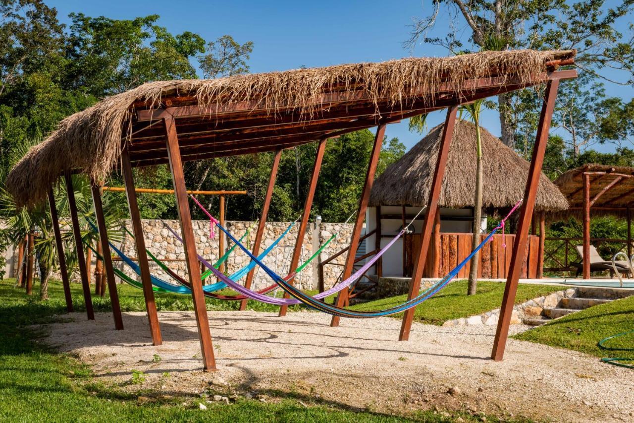 Hotel Xakluum Eco Glampings Puerto Morelos Zewnętrze zdjęcie