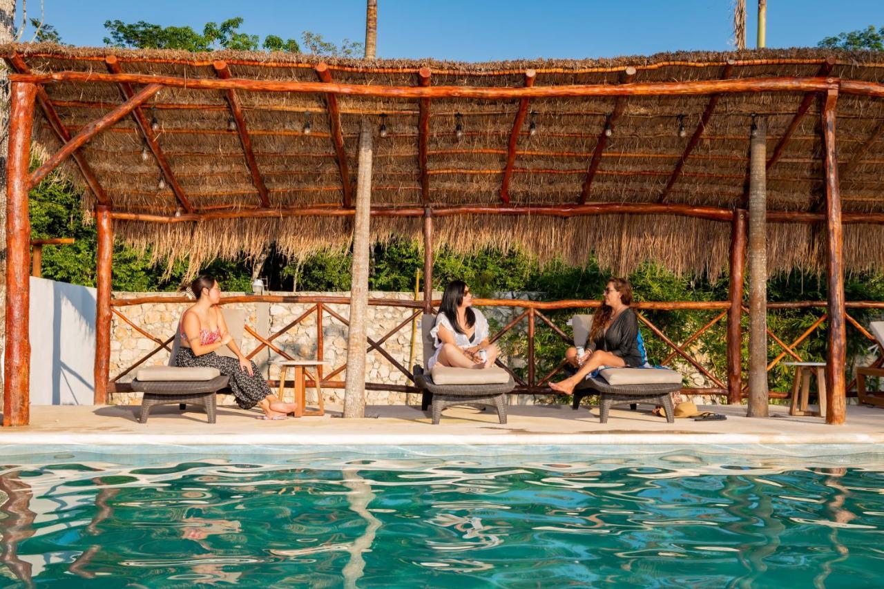 Hotel Xakluum Eco Glampings Puerto Morelos Zewnętrze zdjęcie